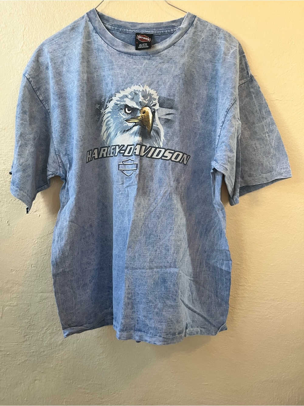 Harley-Davidson Light Blue Eagle Graphic Tee